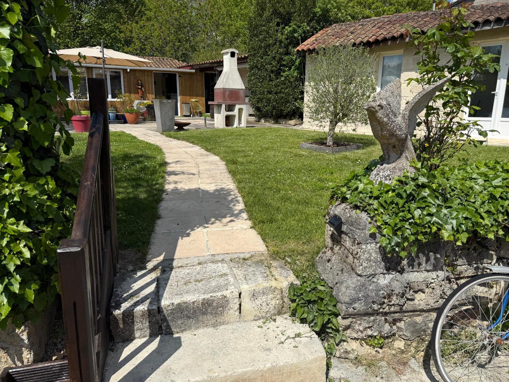 Chambre D'Hotes Naturiste Le Jardin Des Hirondelles Blanzaguet-Saint-Cybard Extérieur photo
